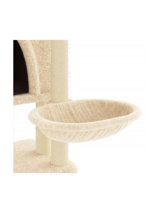 vidaXL Scratching Post Cat Trees Beige 103.5x90x180cm