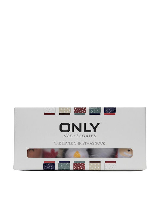 Only Christmas Women's Christmas Socks Multicolour 5Pack