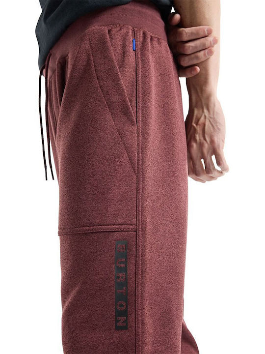Oak Sweatpants with Elastic Burgundy