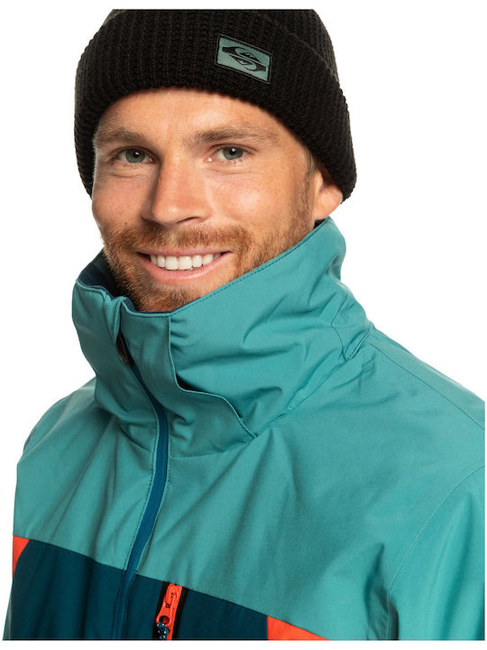 Quiksilver Mission Plus EQYTJ03414-BSM0 Ανδρικό Μπουφάν για Σκι & Snowboard Μπλε