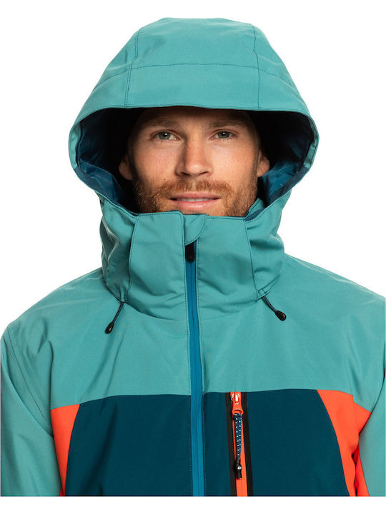 Quiksilver Mission Plus EQYTJ03414-BSM0 Ανδρικό Μπουφάν για Σκι & Snowboard Μπλε
