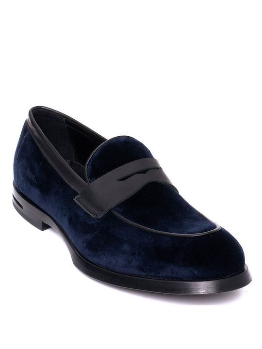 Perlamoda Men's Moccasins Blue