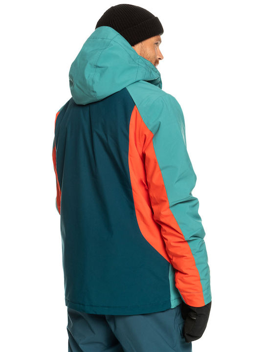 Quiksilver Mission Plus EQYTJ03414-BSM0 Ανδρικό Μπουφάν για Σκι & Snowboard Μπλε