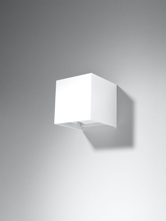 Sollux Стенно Външно Осветително Тяло LED IP54 6W с Топло бяло Светлина 11x11x11εκ.