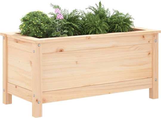 vidaXL Planter Box Lemn Maro 82.5x40x39cm.