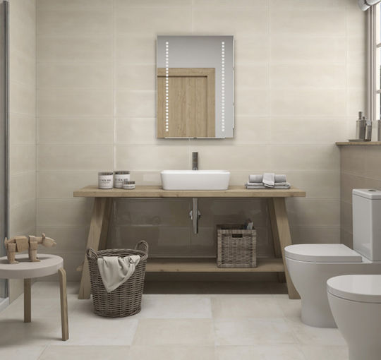 Roca Arlette Fliese Wand Innenbereich 61x21cm Beige