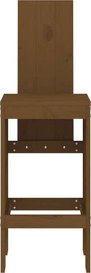 Hölzernes Gartenhocker für Bar im Außenbereich Mittele 2Stücke 40x42x120cm