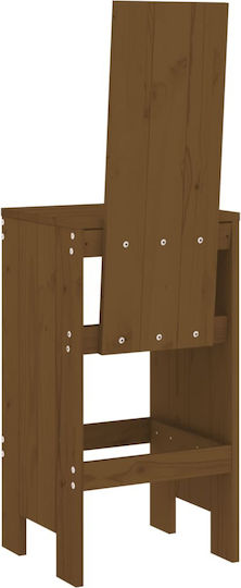 Hölzernes Gartenhocker für Bar im Außenbereich Mittele 2Stücke 40x42x120cm