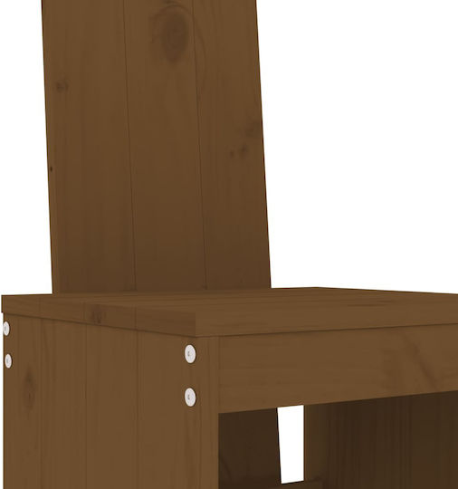 Hölzernes Gartenhocker für Bar im Außenbereich Mittele 2Stücke 40x42x120cm