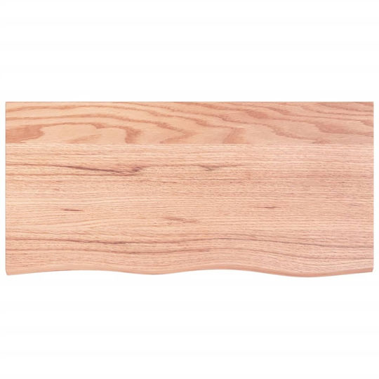vidaXL Countertop without Sink L100xW50xH4cm Brown