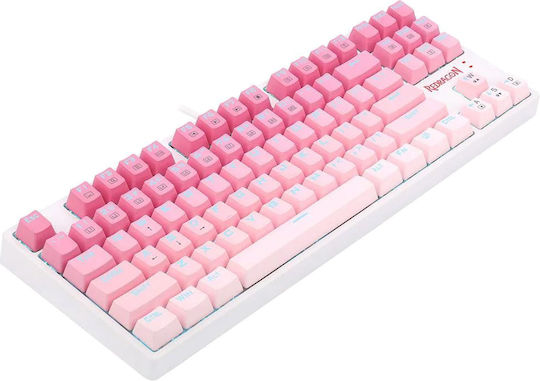 Redragon K645W-GP-RGB Gaming Keyboard Tenkeyless with RGB lighting (English US) Pink