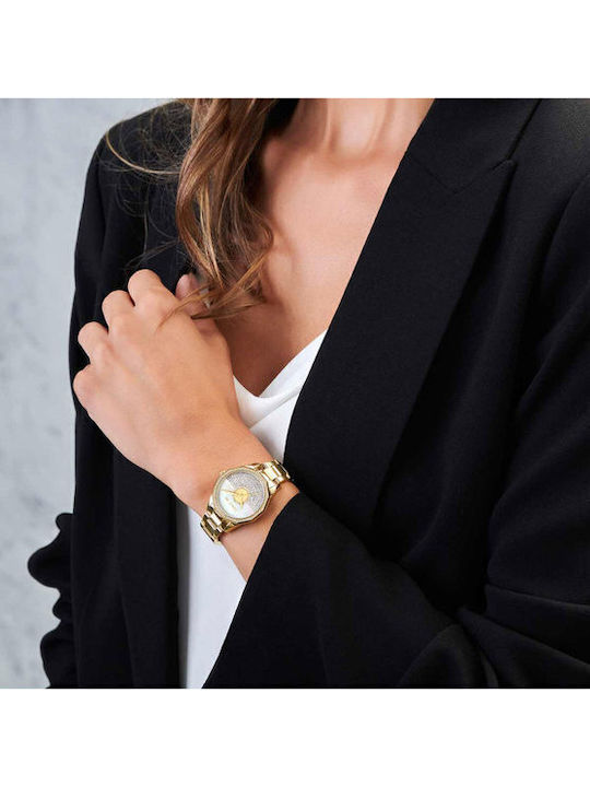 Cerruti Jesina Crystals Ρολόι Μπαταρίας με Μεταλλικό Μπρασελέ Cerruti Jesina Crystals Ρολόι Μπαταρίας με Μεταλλικό Μπρασελέ