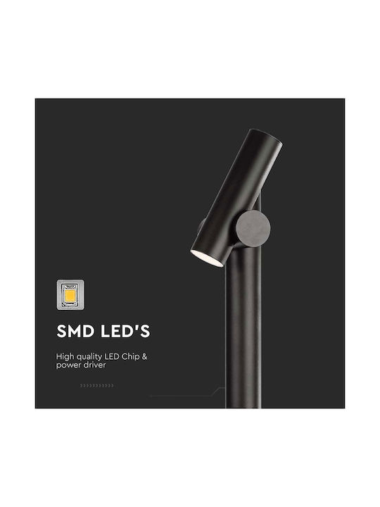 V-TAC Φωτιστικό Κολωνάκι LED Εξωτερικού Χώρου 4W με Θερμό Λευκό Φως IP44 Λευκό
