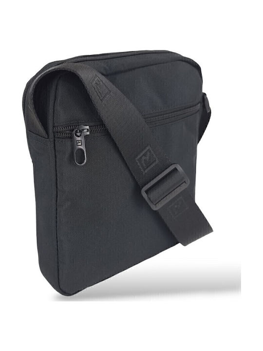 Herrentasche Schulter / Crossbody Schwarz