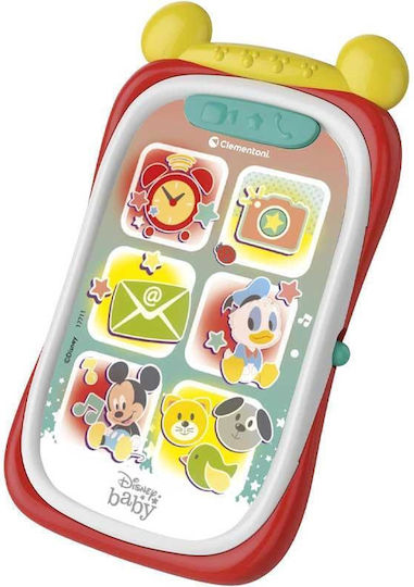 Baby Clementoni Παιχνίδι Τηλέφωνο Mickey Smartphone με Φως και Ήχους