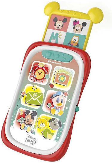 Baby Clementoni Παιχνίδι Τηλέφωνο Mickey Smartphone με Φως και Ήχους