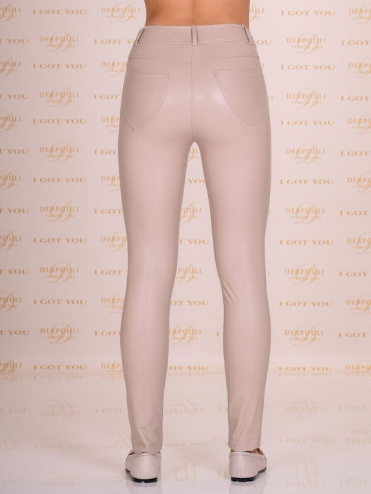 Dama Tesatura Pantaloni Alb