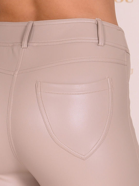 Dama Tesatura Pantaloni Alb