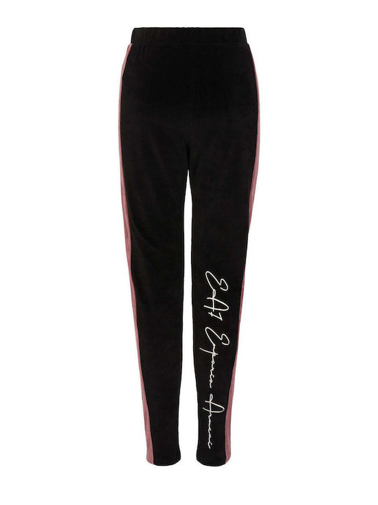 Damen Stoff Hose Schwarz