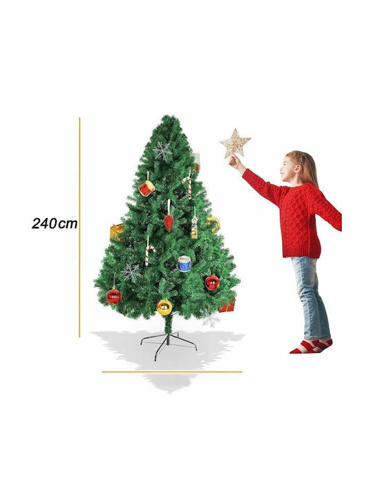 Christmas Green Tree with Metallic Base H240pcs