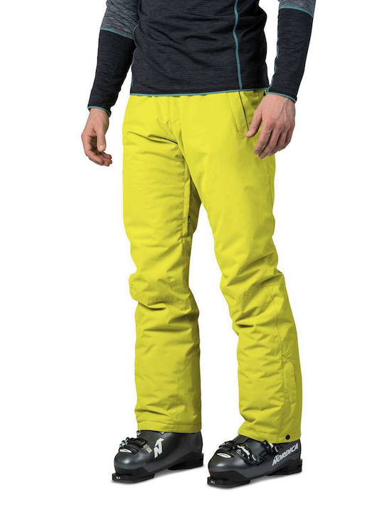 Hannah Slater 10036013HHX01 Men's Trousers for Ski & Snowboard Yellow