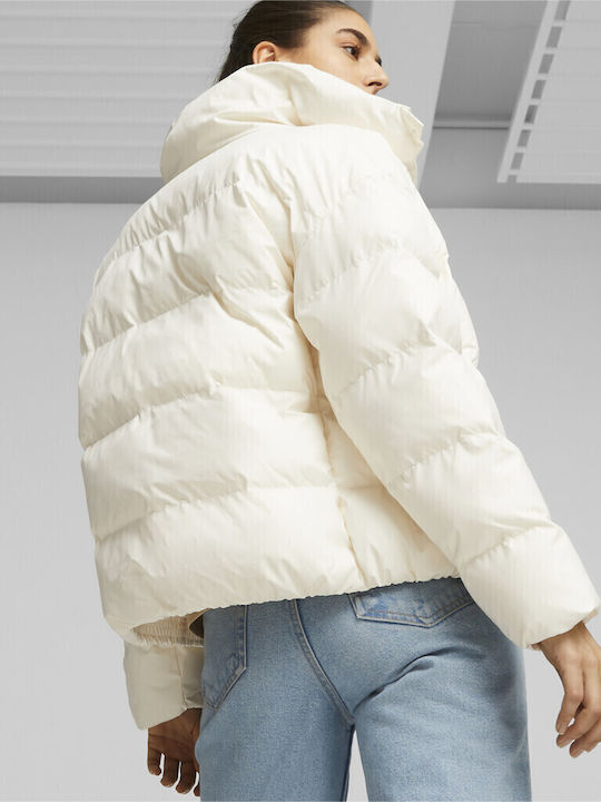 PUMA Μπουφάν Puffer Λευκό