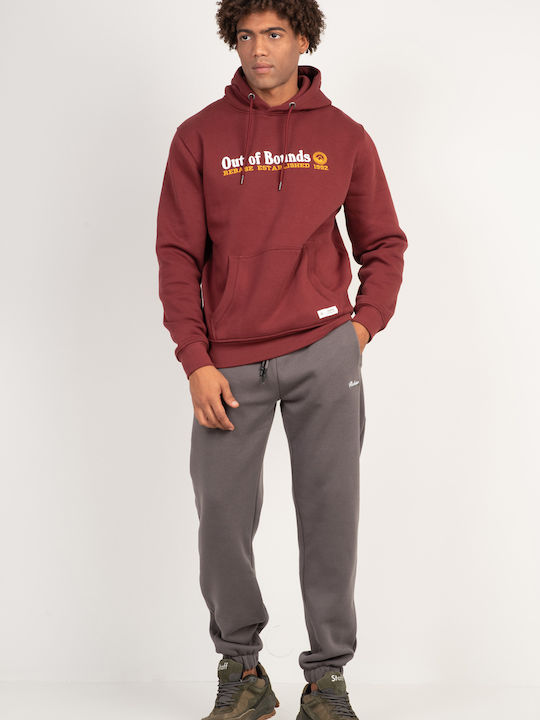 Rebase Herren Sweatshirt Burgundisch