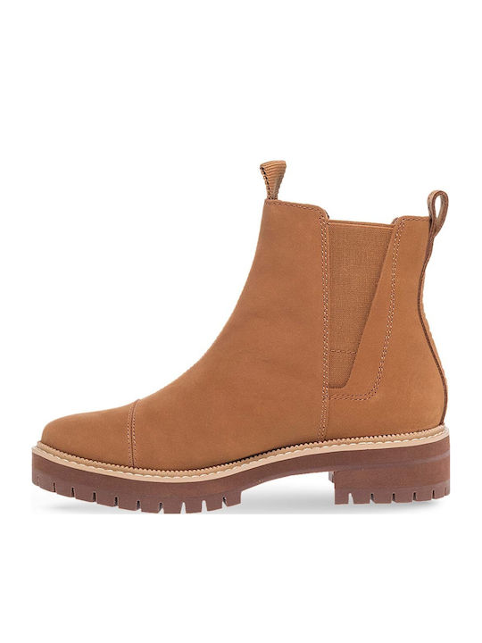 Dakota Leather Women's Ankle Boots Tabac Brown