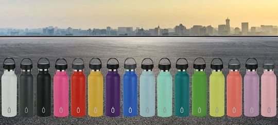 Runbott Thermos Bottle Stainless Steel BPA Free 600ml Yellow