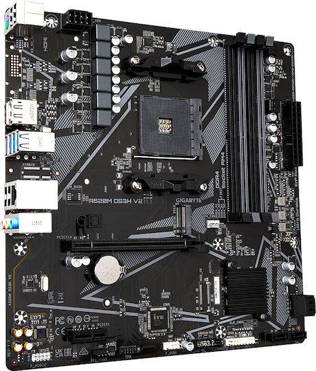 Gigabyte A520M DS3H V2 Motherboard Micro ATX με AMD AM4 Socket