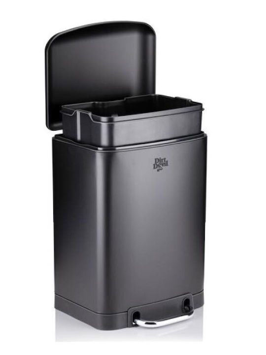 Dirt Devil Inox Închidere lentă 6lt Black