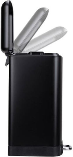 Dirt Devil Inox Банята кошче Софт Клоуз 6лт Черен
