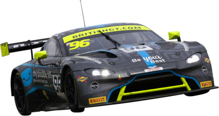 Carrera Aston Martin Vantage GT3 Радиоуправляемо Автомобил Жълт