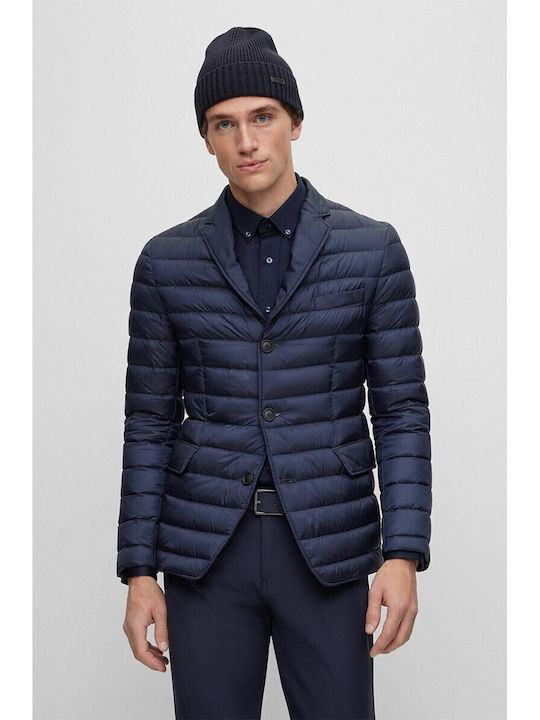 Fati Beanie Ανδρικός Σκούφος με Rib Πλέξη σε Μπλε χρώμα