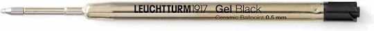 Leuchtturm1917 Gel Black Fine 0.5mm Refill Ink for Fountain Pen Fine Black