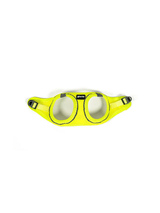 Gloriapets Hundegeschirr Weste Vestido Air Mesh Trek Gelb 32.8-35.4cm PT00904AM
