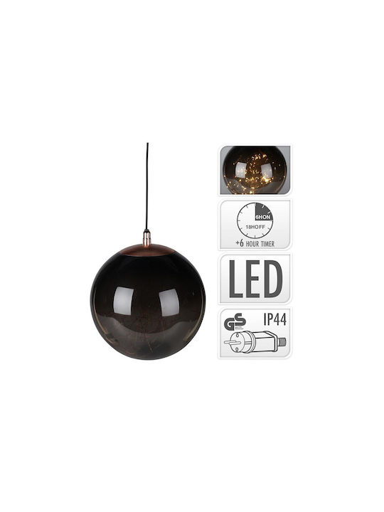 Κρεμαστό Φωτιστικό Ροζ LED Μπάλα 25x25x27εκ.