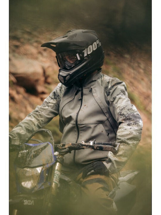 Rev'IT Wb Καλοκαιρινό Ανδρικό Μπουφάν Μηχανής Cordura Γκρι