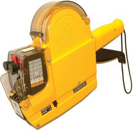Justnote Mechanical Portable Label Maker 1 Row In Yellow Color
