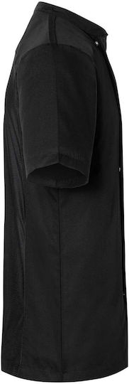 Karlowsky Bluse Koch Unisex Schwarz mit Kurzärmelig BJM 3 BJM 3/1