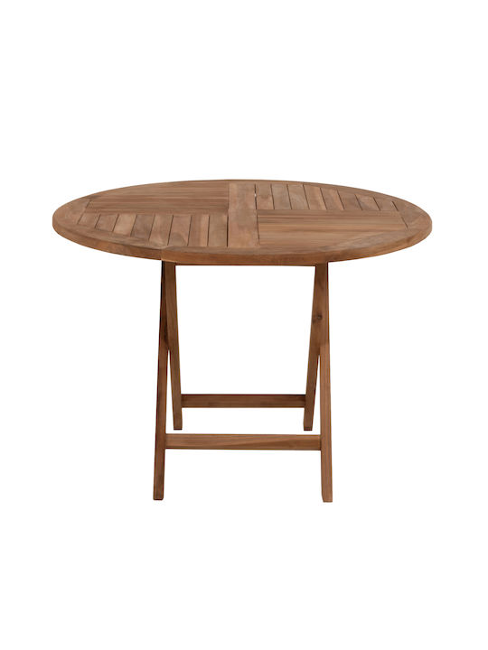 Tisch Zusammenklappbar Kendall Natural 106x106x73cm