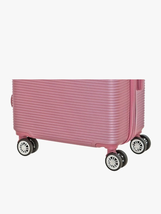Bartuggi Mittlerer Hartschalenkoffer Rosa mit 4 Rädern Höhe 65cm