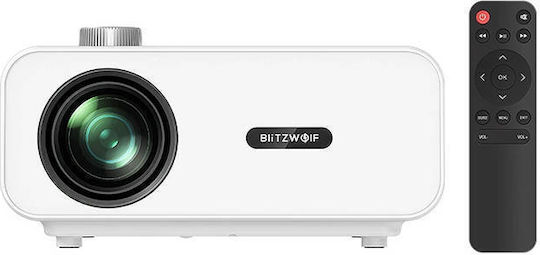 BlitzWolf BW-V5 3D Projector LCD Full HD Λάμπας LED με Ενσωματωμένα Ηχεία