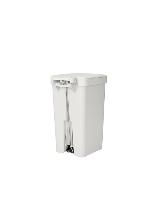 Brabantia Brabantia Stepup Mülleimer Kunststoff mit Pedal Graue 16lt