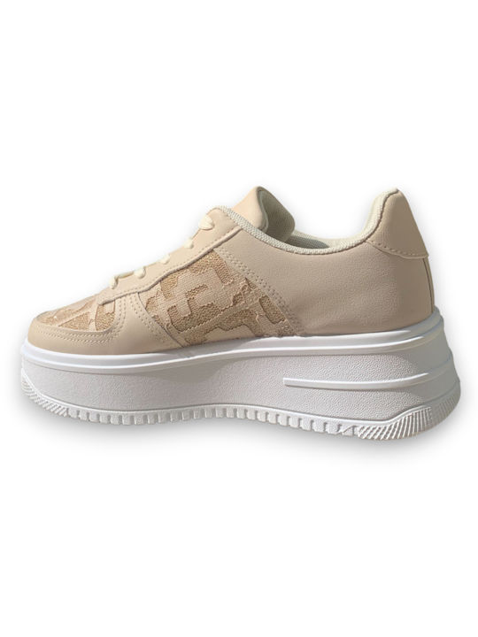 Sushi's Closet Flatforms Sneakers Beige