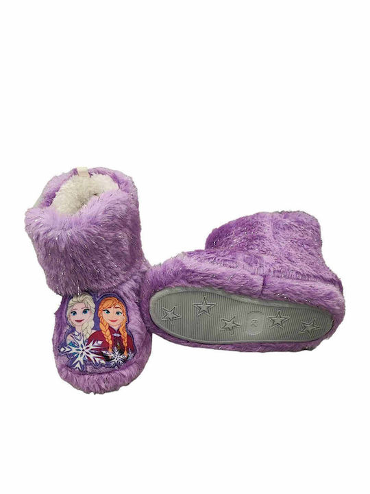 Παντόφλες Μποτάκια Λιλά Frozen