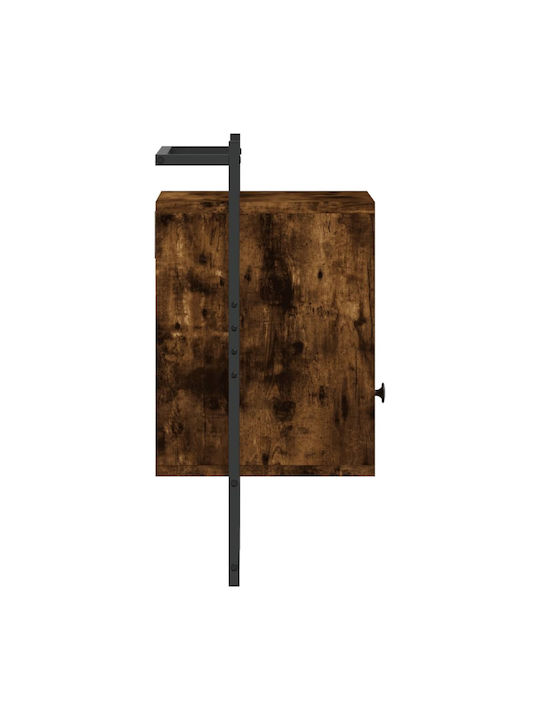 Nachttische Metall Smoky Oak 2Stück 40x30x61cm
