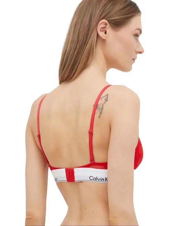 Calvin Klein Bralette Σουτιέν Κόκκινο