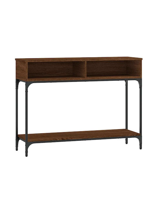 Wooden Console Table Coffee L100xW30.5xH75cm