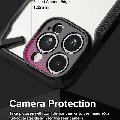 Ringke Fusion X Design Back Cover Black (iPhone 15 Pro)